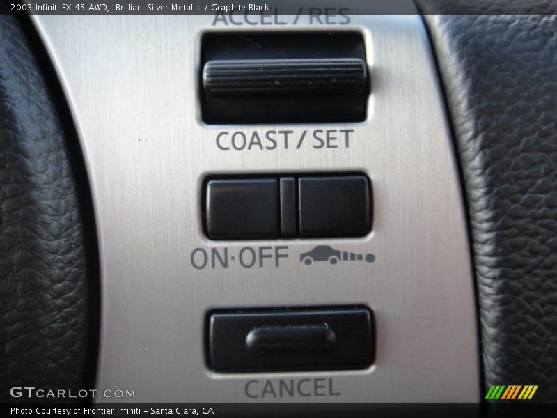 Controls of 2003 FX 45 AWD