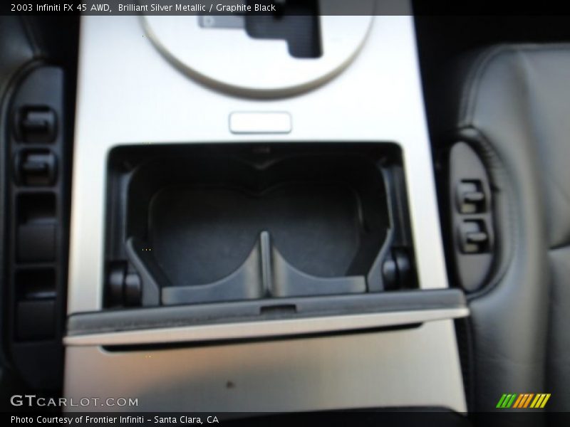 Brilliant Silver Metallic / Graphite Black 2003 Infiniti FX 45 AWD