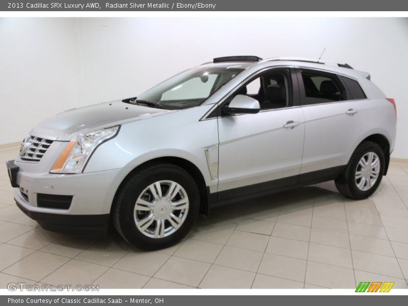 Radiant Silver Metallic / Ebony/Ebony 2013 Cadillac SRX Luxury AWD