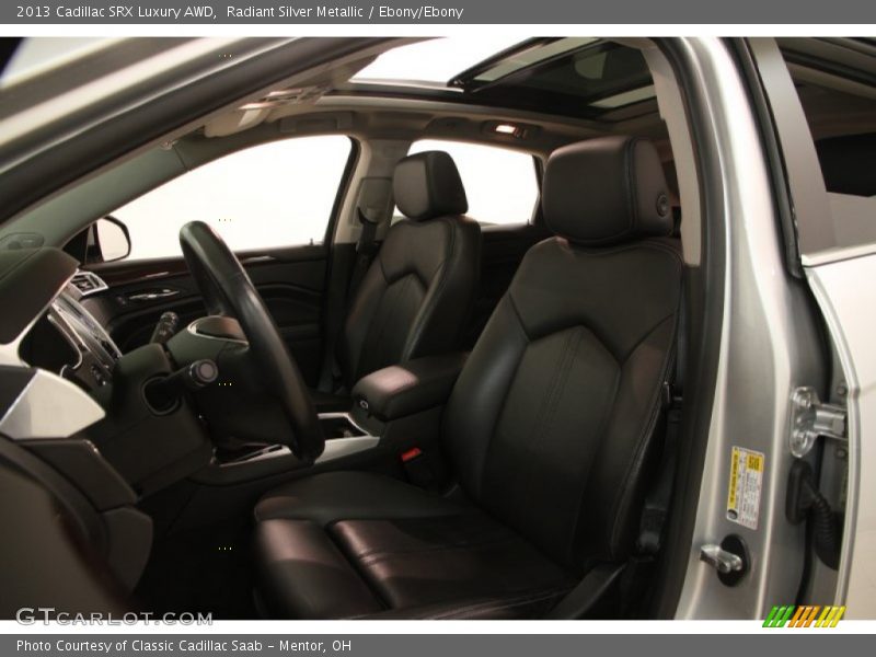 Radiant Silver Metallic / Ebony/Ebony 2013 Cadillac SRX Luxury AWD