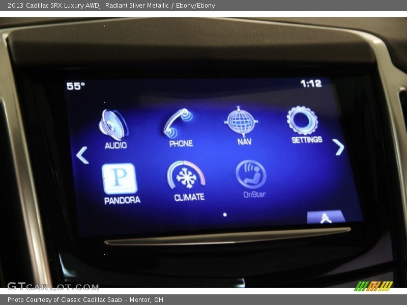 Radiant Silver Metallic / Ebony/Ebony 2013 Cadillac SRX Luxury AWD