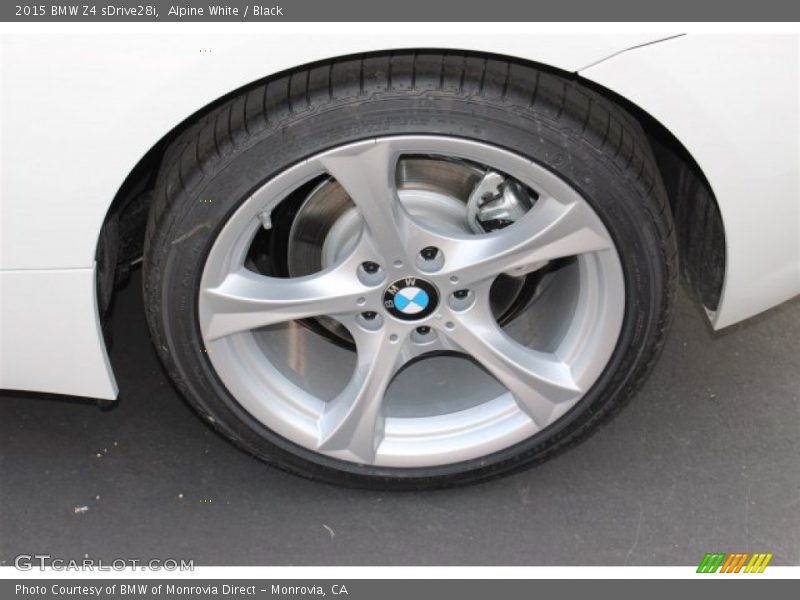 Alpine White / Black 2015 BMW Z4 sDrive28i