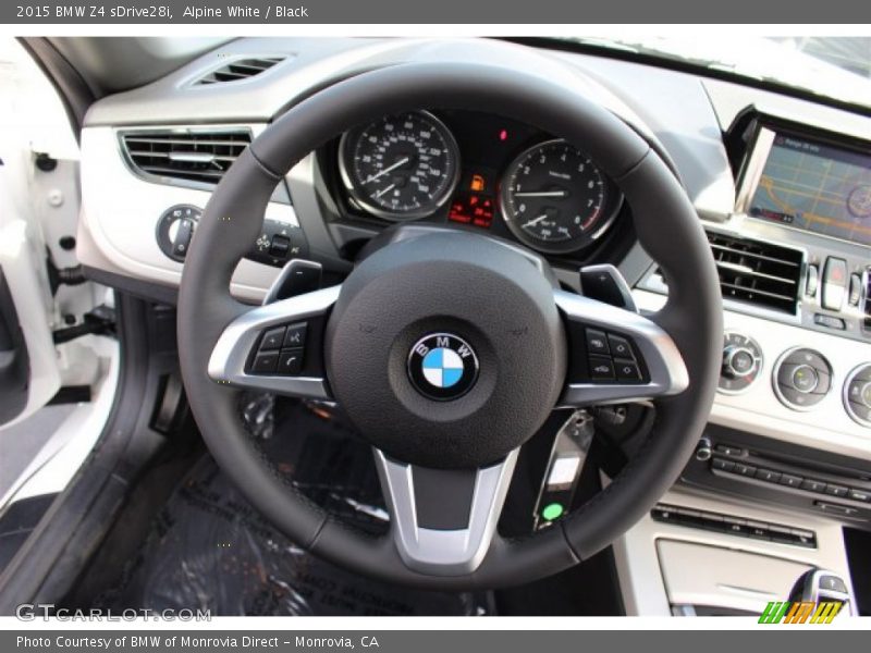 Alpine White / Black 2015 BMW Z4 sDrive28i
