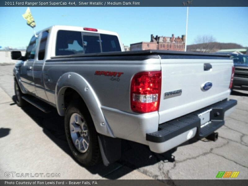 Silver Metallic / Medium Dark Flint 2011 Ford Ranger Sport SuperCab 4x4