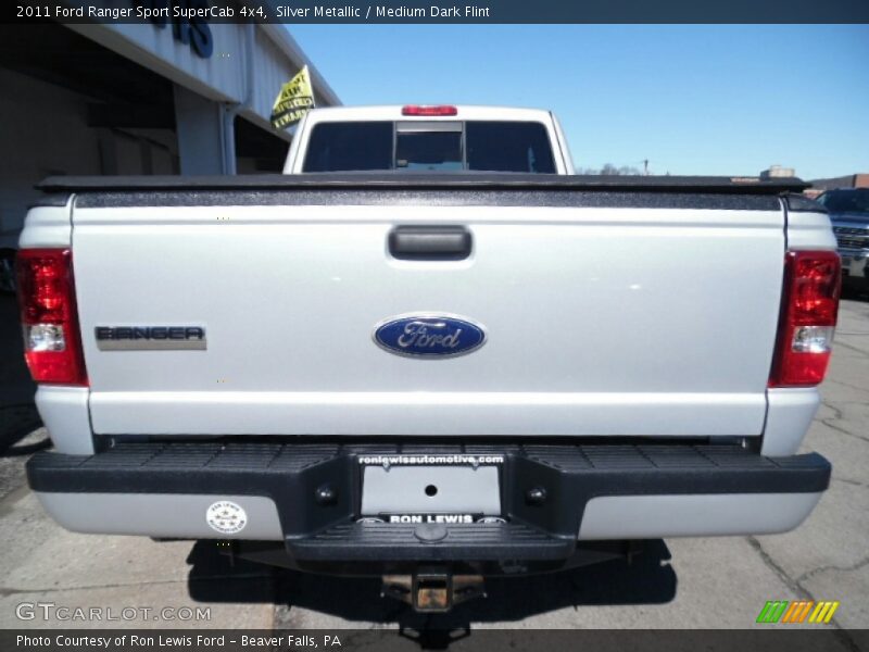 Silver Metallic / Medium Dark Flint 2011 Ford Ranger Sport SuperCab 4x4