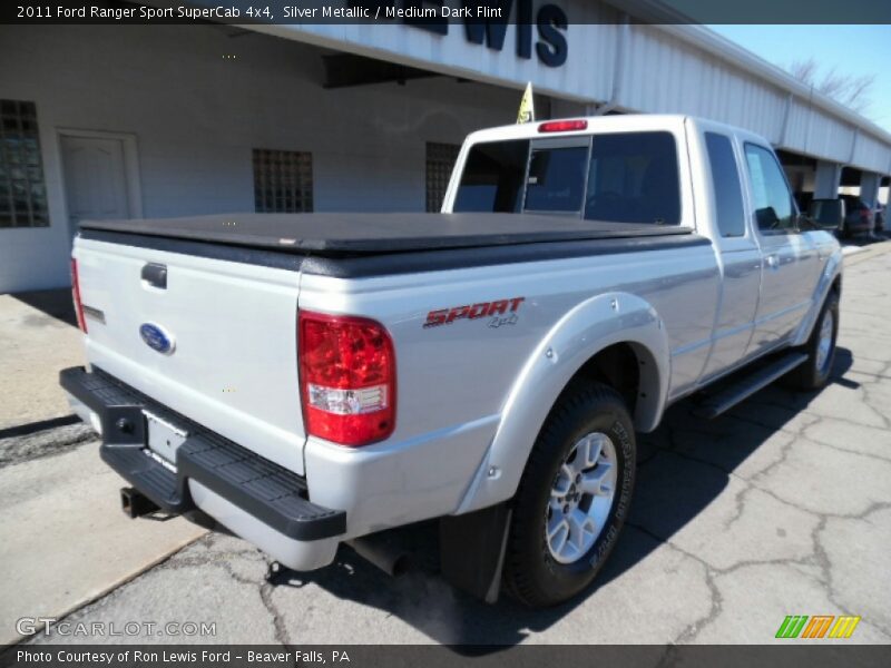 Silver Metallic / Medium Dark Flint 2011 Ford Ranger Sport SuperCab 4x4