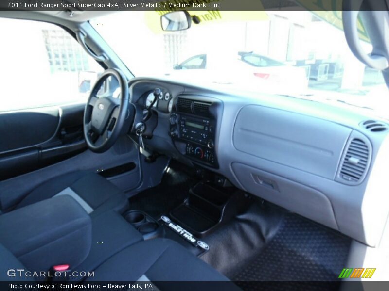 Silver Metallic / Medium Dark Flint 2011 Ford Ranger Sport SuperCab 4x4