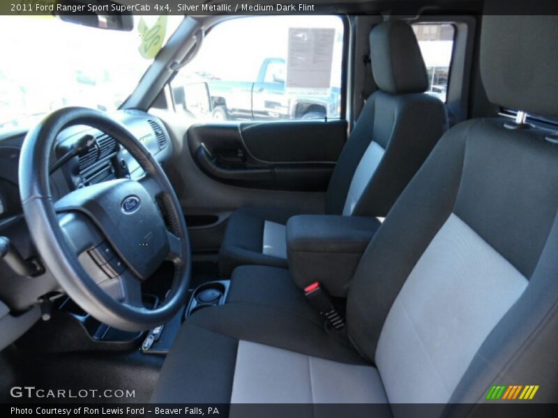 Silver Metallic / Medium Dark Flint 2011 Ford Ranger Sport SuperCab 4x4
