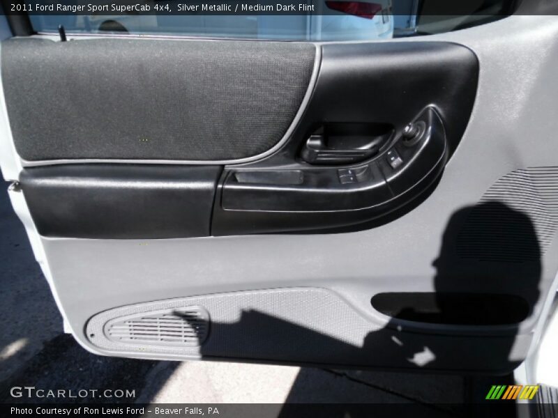 Silver Metallic / Medium Dark Flint 2011 Ford Ranger Sport SuperCab 4x4