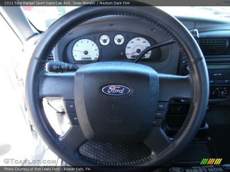 Silver Metallic / Medium Dark Flint 2011 Ford Ranger Sport SuperCab 4x4