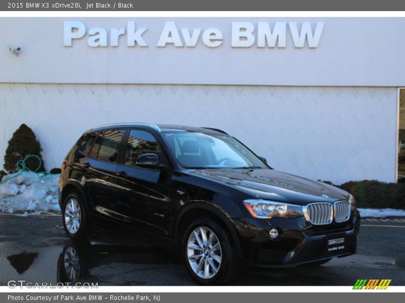 Jet Black / Black 2015 BMW X3 xDrive28i