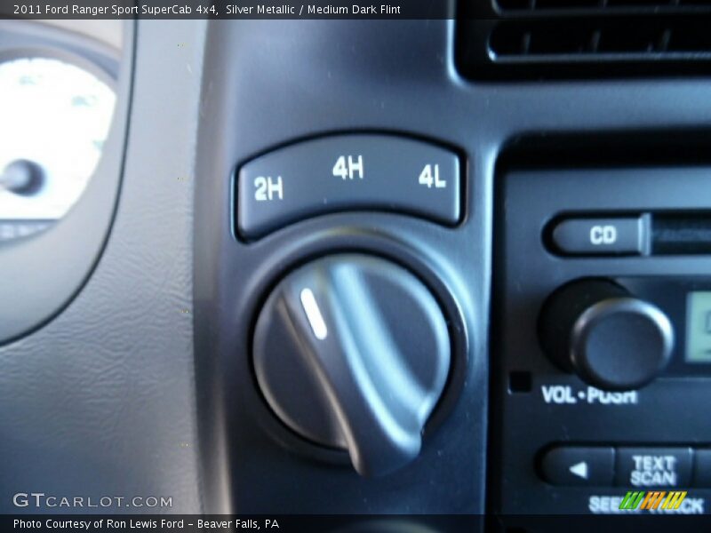 Silver Metallic / Medium Dark Flint 2011 Ford Ranger Sport SuperCab 4x4