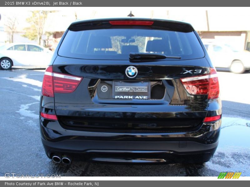 Jet Black / Black 2015 BMW X3 xDrive28i