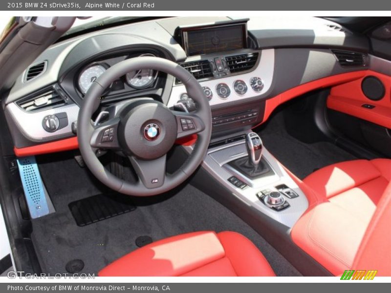 Coral Red Interior - 2015 Z4 sDrive35is 