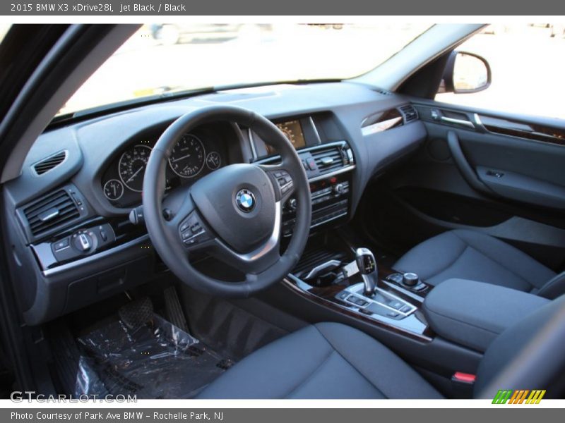 Jet Black / Black 2015 BMW X3 xDrive28i