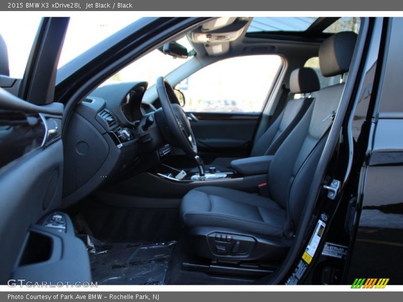 Jet Black / Black 2015 BMW X3 xDrive28i