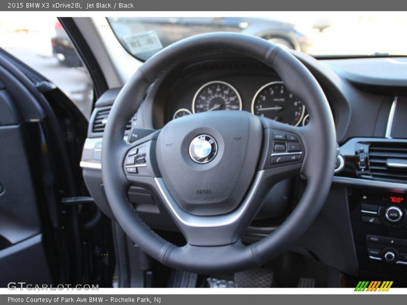 Jet Black / Black 2015 BMW X3 xDrive28i