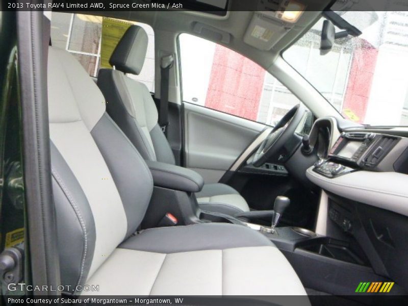 Spruce Green Mica / Ash 2013 Toyota RAV4 Limited AWD