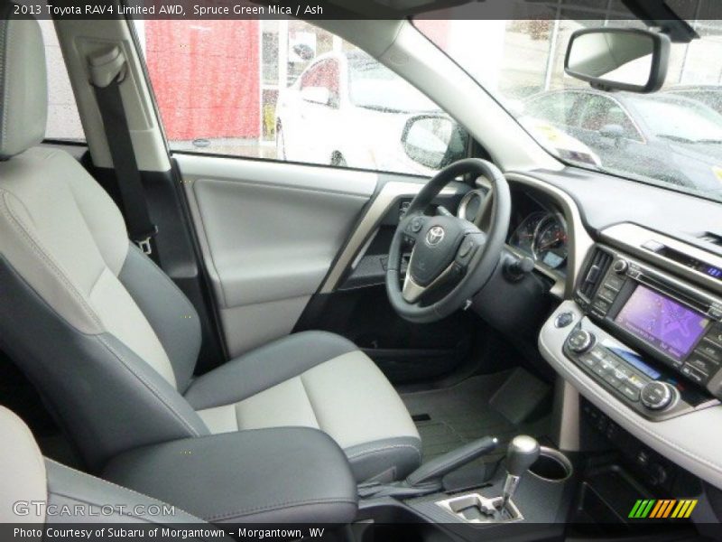 Spruce Green Mica / Ash 2013 Toyota RAV4 Limited AWD