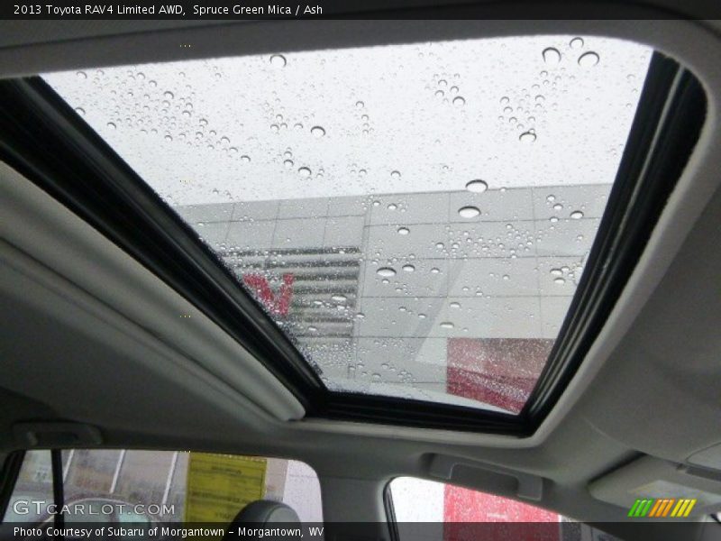 Spruce Green Mica / Ash 2013 Toyota RAV4 Limited AWD
