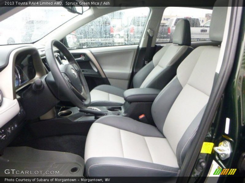 Spruce Green Mica / Ash 2013 Toyota RAV4 Limited AWD