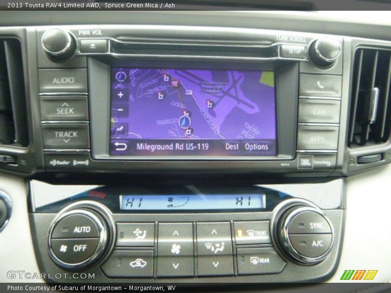 Spruce Green Mica / Ash 2013 Toyota RAV4 Limited AWD