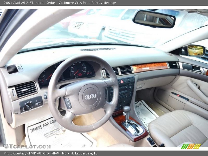Cashmere Gray Pearl Effect / Melange 2001 Audi A6 2.7T quattro Sedan