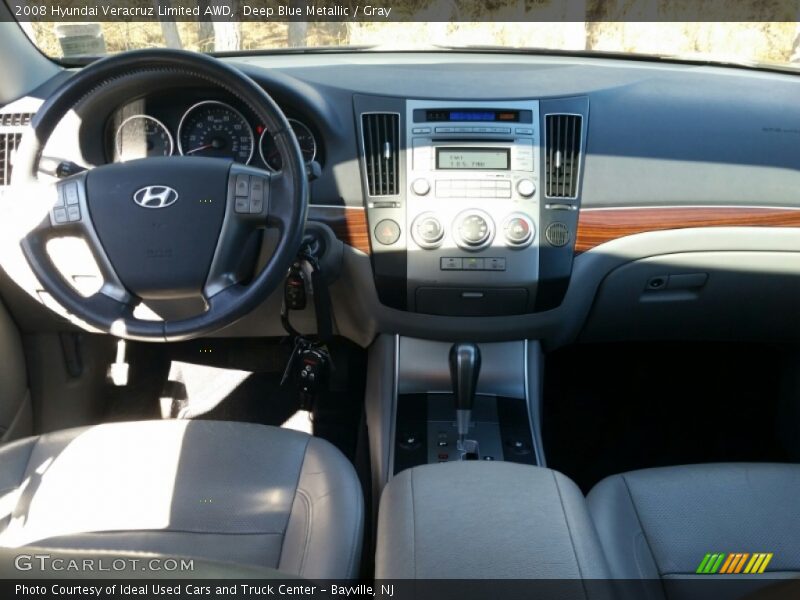 Deep Blue Metallic / Gray 2008 Hyundai Veracruz Limited AWD