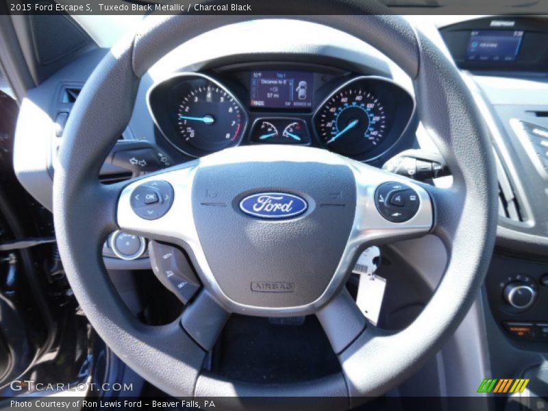 Tuxedo Black Metallic / Charcoal Black 2015 Ford Escape S