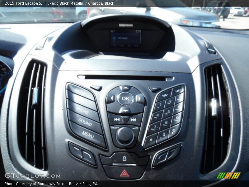 Tuxedo Black Metallic / Charcoal Black 2015 Ford Escape S