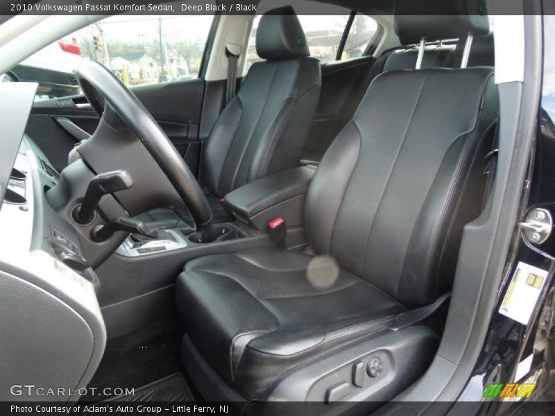 Deep Black / Black 2010 Volkswagen Passat Komfort Sedan