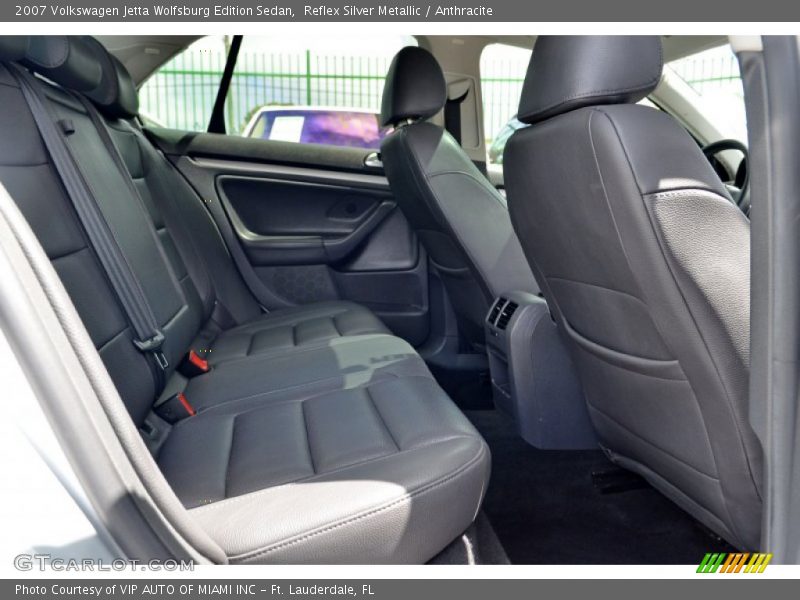 Rear Seat of 2007 Jetta Wolfsburg Edition Sedan