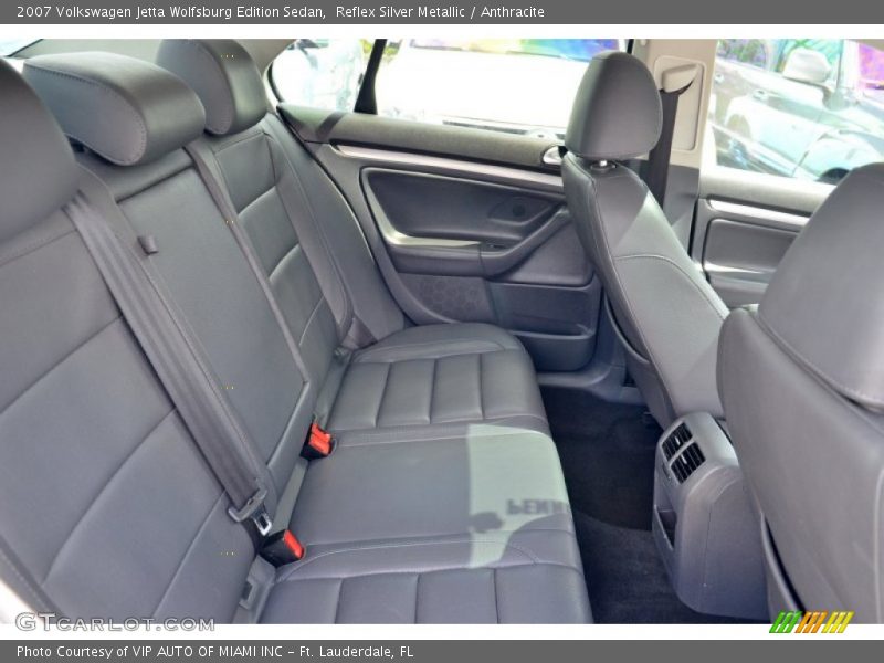 Rear Seat of 2007 Jetta Wolfsburg Edition Sedan