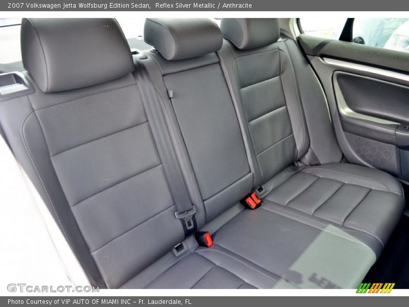 Rear Seat of 2007 Jetta Wolfsburg Edition Sedan