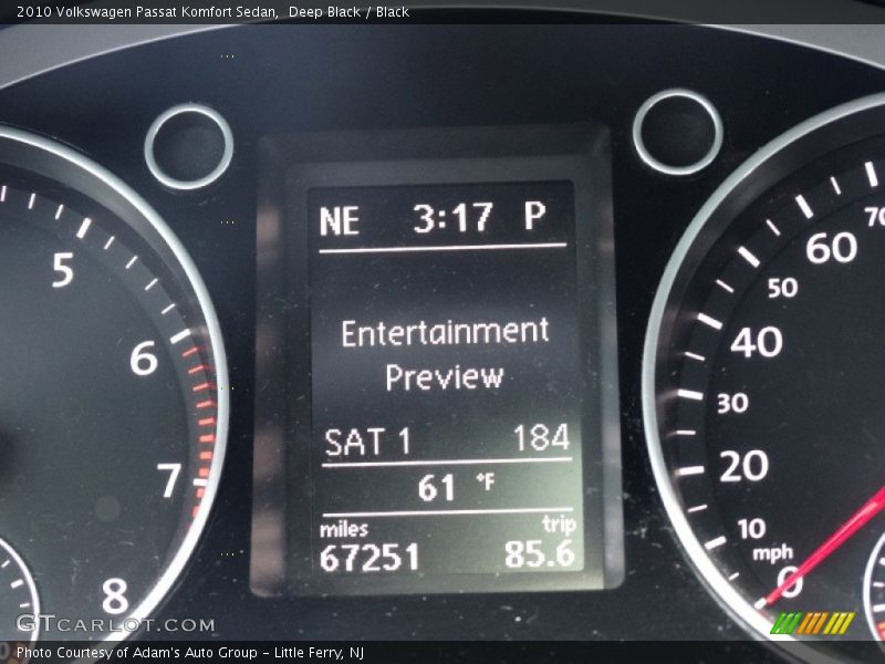 Deep Black / Black 2010 Volkswagen Passat Komfort Sedan