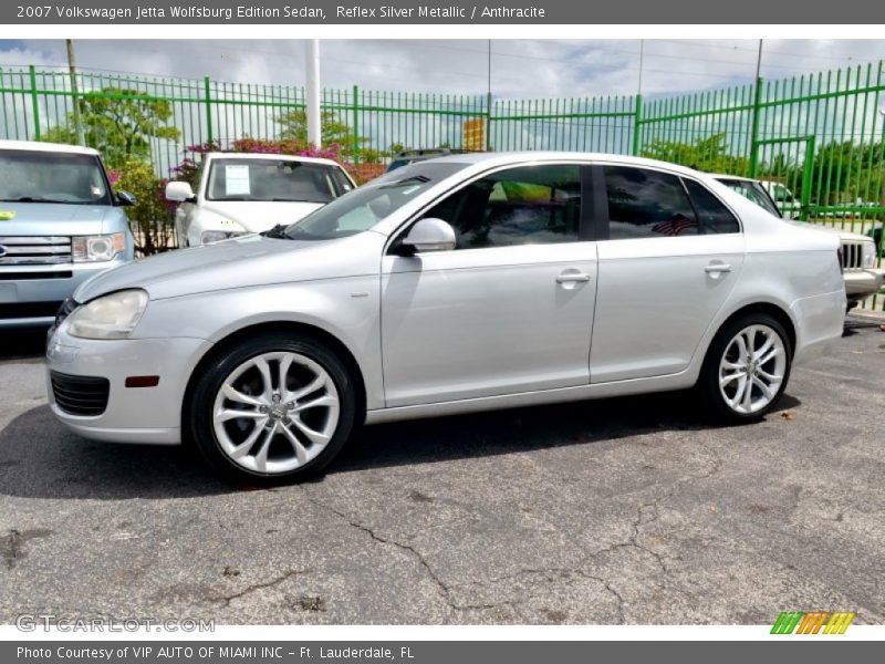 Reflex Silver Metallic / Anthracite 2007 Volkswagen Jetta Wolfsburg Edition Sedan