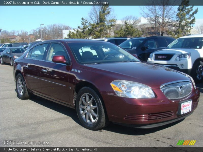 Dark Garnet Red Metallic / Cocoa/Cashmere 2007 Buick Lucerne CXL