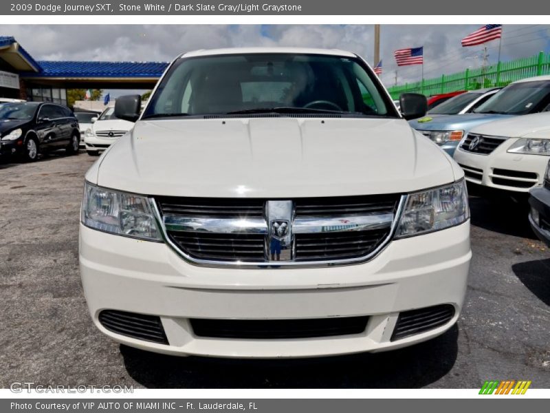 Stone White / Dark Slate Gray/Light Graystone 2009 Dodge Journey SXT