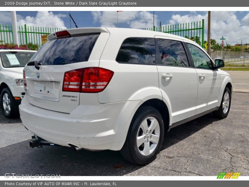 Stone White / Dark Slate Gray/Light Graystone 2009 Dodge Journey SXT