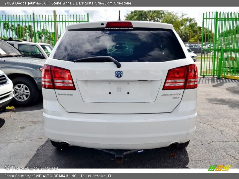 Stone White / Dark Slate Gray/Light Graystone 2009 Dodge Journey SXT