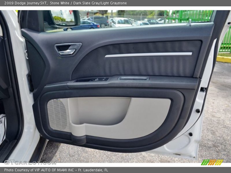 Stone White / Dark Slate Gray/Light Graystone 2009 Dodge Journey SXT