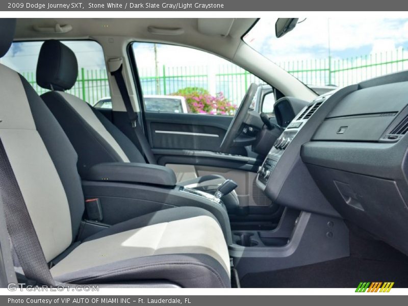Stone White / Dark Slate Gray/Light Graystone 2009 Dodge Journey SXT
