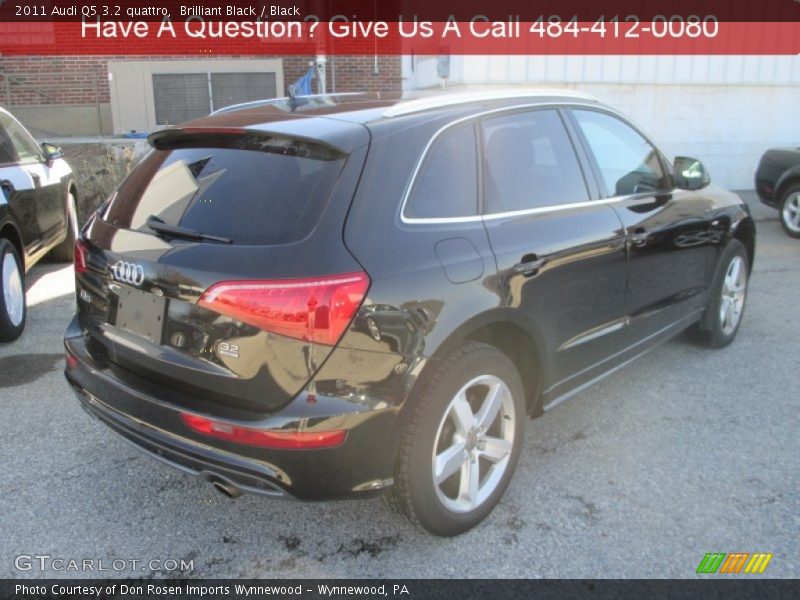 Brilliant Black / Black 2011 Audi Q5 3.2 quattro