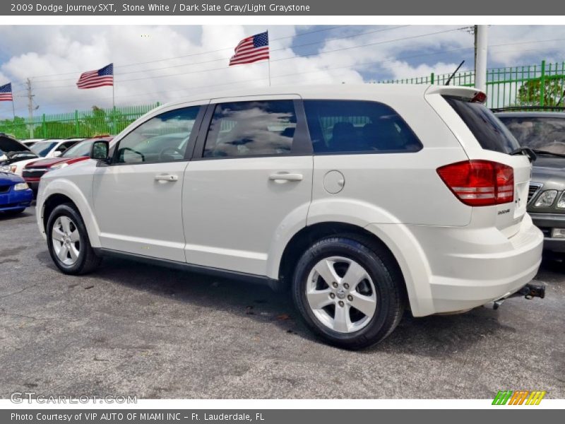 Stone White / Dark Slate Gray/Light Graystone 2009 Dodge Journey SXT