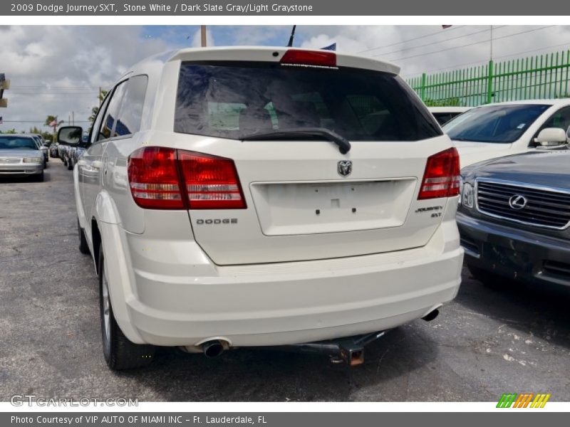 Stone White / Dark Slate Gray/Light Graystone 2009 Dodge Journey SXT