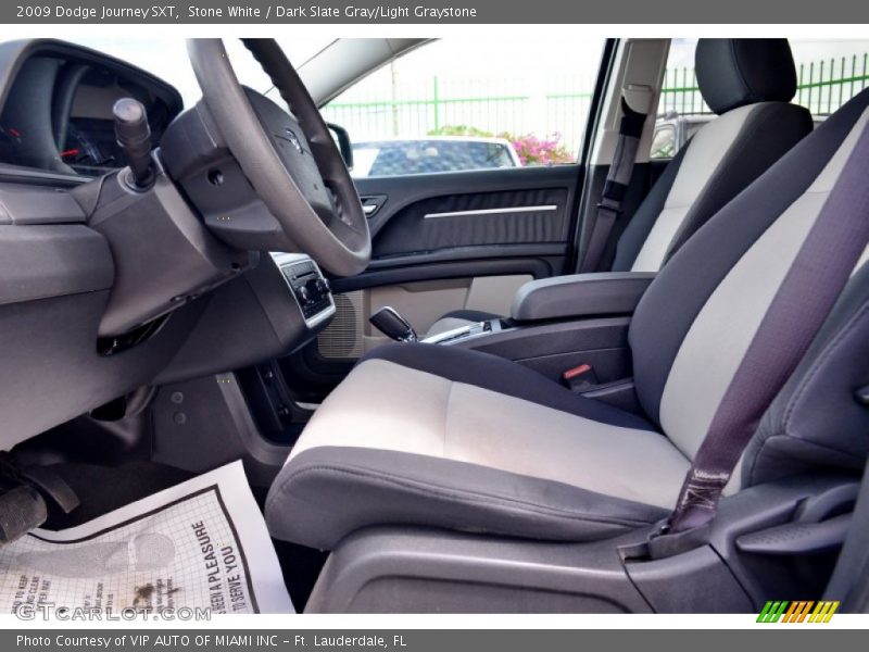 Stone White / Dark Slate Gray/Light Graystone 2009 Dodge Journey SXT