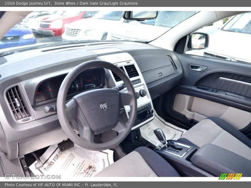  2009 Journey SXT Dark Slate Gray/Light Graystone Interior