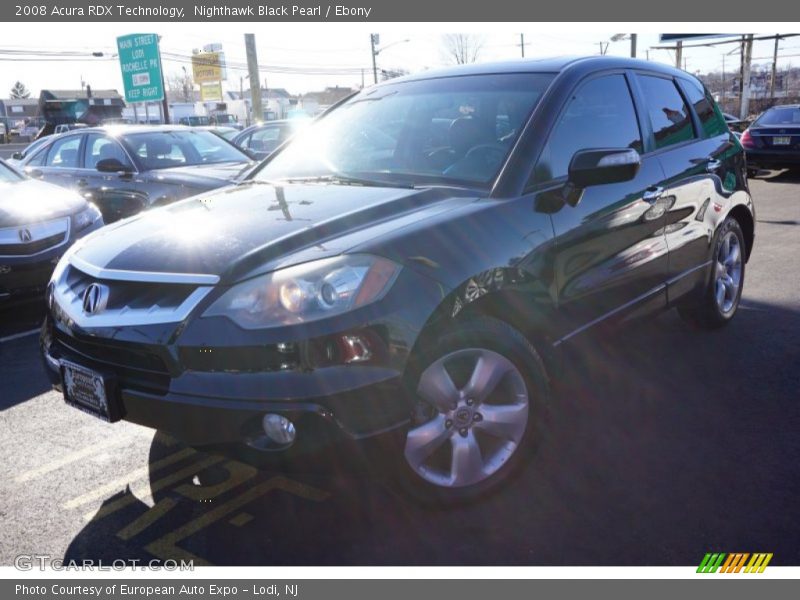 Nighthawk Black Pearl / Ebony 2008 Acura RDX Technology