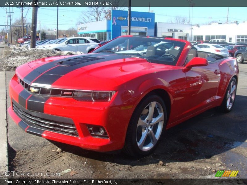 Red Hot / Black 2015 Chevrolet Camaro SS/RS Convertible