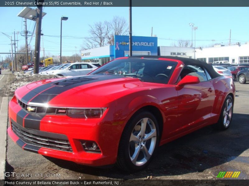 Red Hot / Black 2015 Chevrolet Camaro SS/RS Convertible